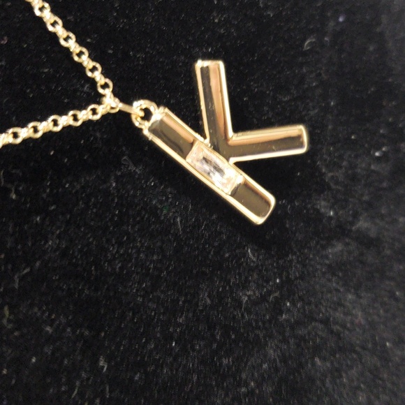 Elegant Gold-Tone Layered Initial Necklace, Stylish Personalized Women's Jewelry - Picture 6 of 8